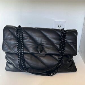 Kurt Geiger Black Quilted xxl Shoulder Bag